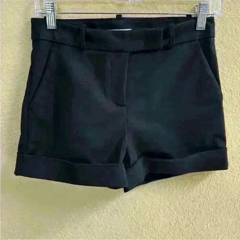 Flavio Castellani Women's Black Shorts Size Italy 38 or US 2